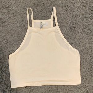 H&M White Halter Top